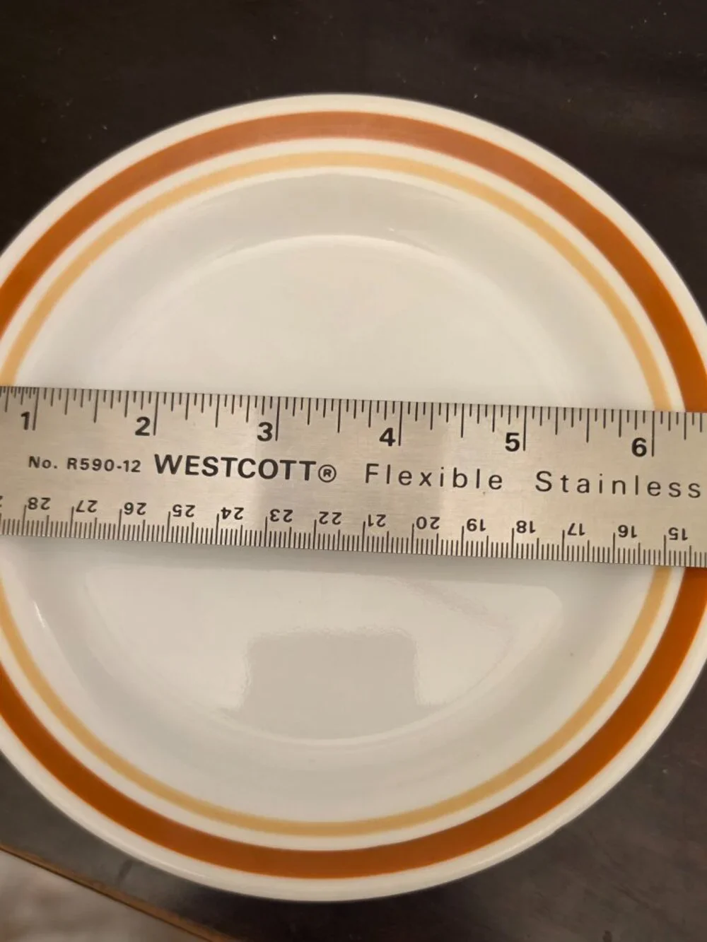 Vintage Corelle Chestnut saucer 6 3/4